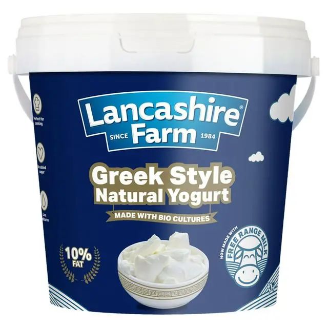 Lancashire Farm Greek Style Natural Yoghurt 1kg