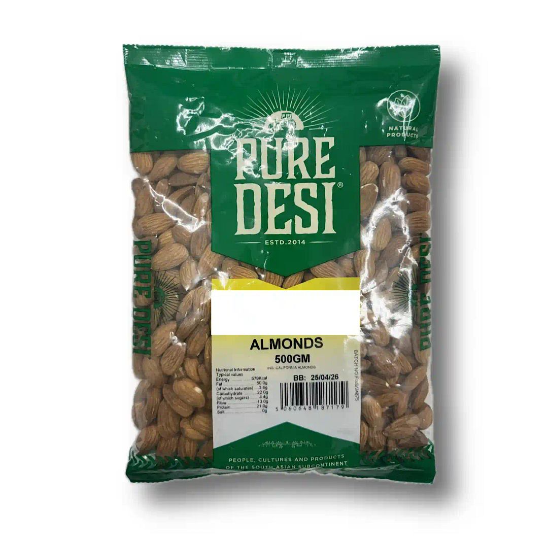 Pure Desi Almonds 400g