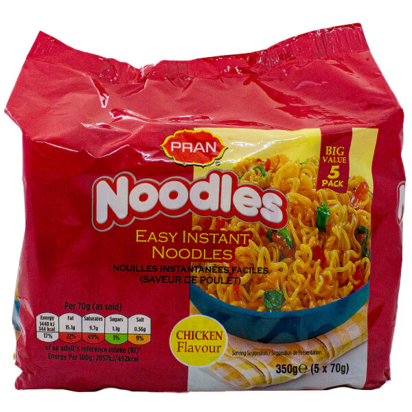 Azka  Easy Instant Noodles Chicken Flavour 350g (5x70g)