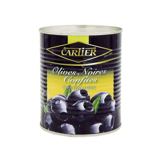 Cartier Olives Noires Confites Denoyautees 850ml