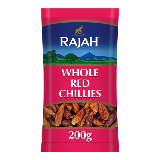 Rajah Whole Red Chillies (100% Pure) 200g