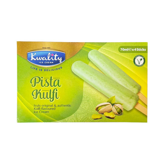 Kwality Ice Cream Pista Kulfi 4 x 70ml