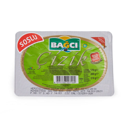 Bagci Cizik Yesil Zeytin 430g