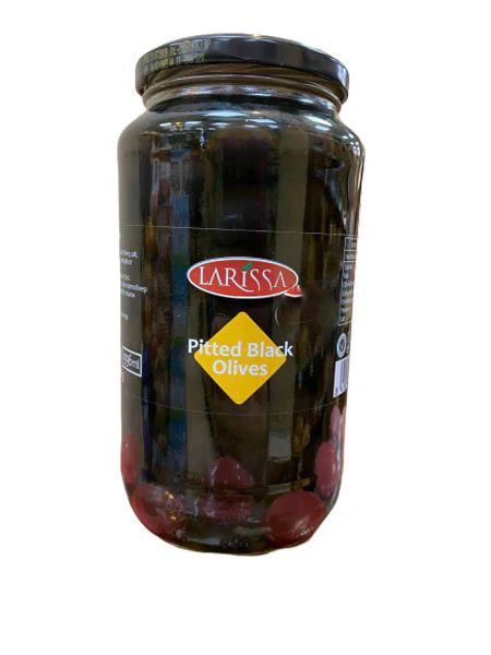 Larissa Pitted Black Olives 935g