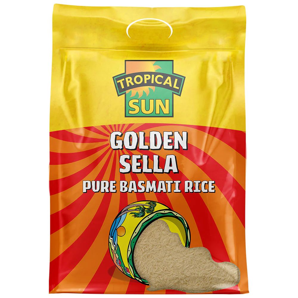 Tropical Sun Golden Sella Pure Basmati Rice 1kg