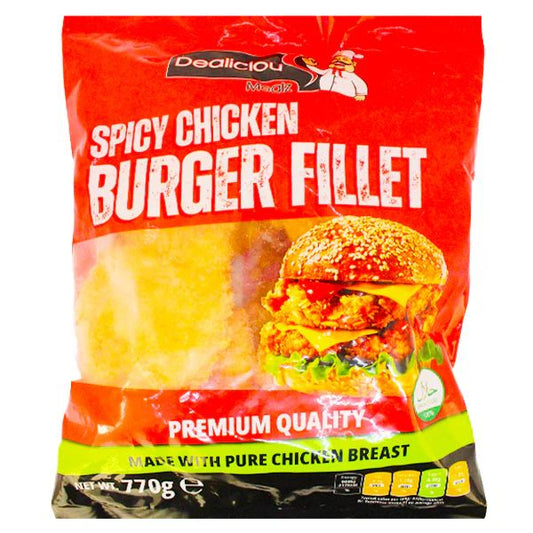 Dealiciou Spicy Chicken Burger Fillet 770g