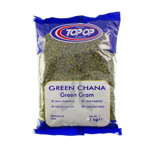 Top Op Green Chana (Green Chick Peace) 1kg