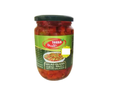 Teeba Sliced Olives Salad 660g