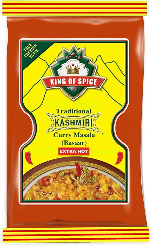 King Of Spice Extra Hot Kashmiri Curry Masala (Basaar) 250g