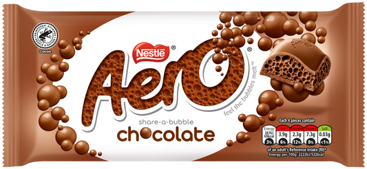 Nestle Aero Chocolate 90g