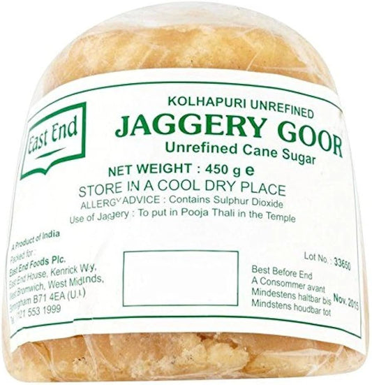 East End Jaggery Goor (Unrefined Cane Sugar) 450g