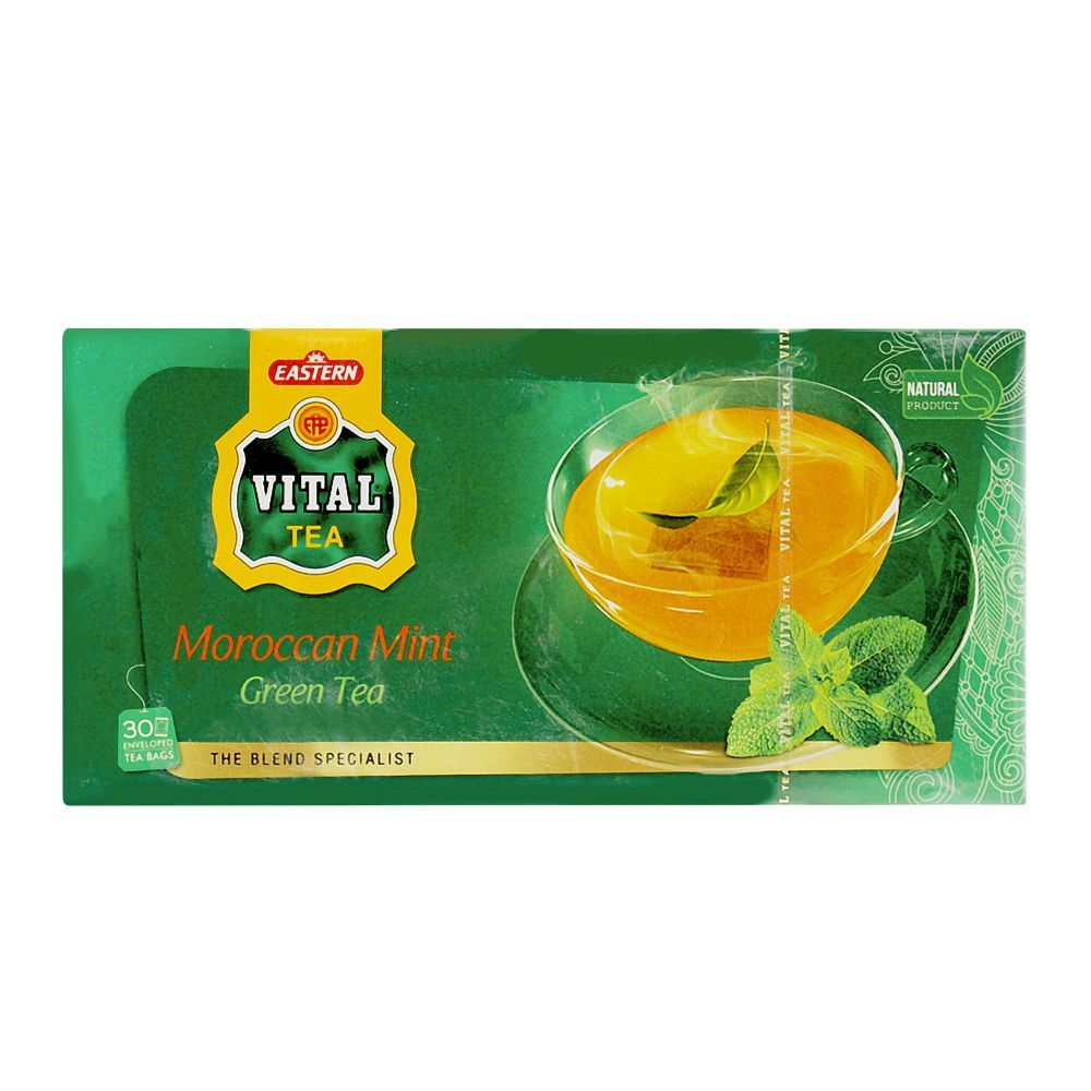 Vital Tea Moroccan Mint Green Tea 45g (25 pcs)